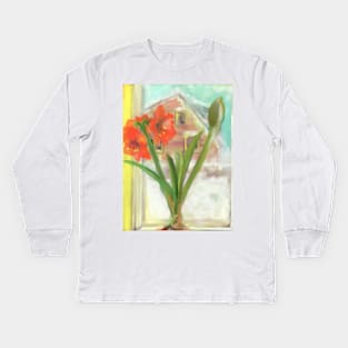 Amaryllis Kids Long Sleeve T-Shirt